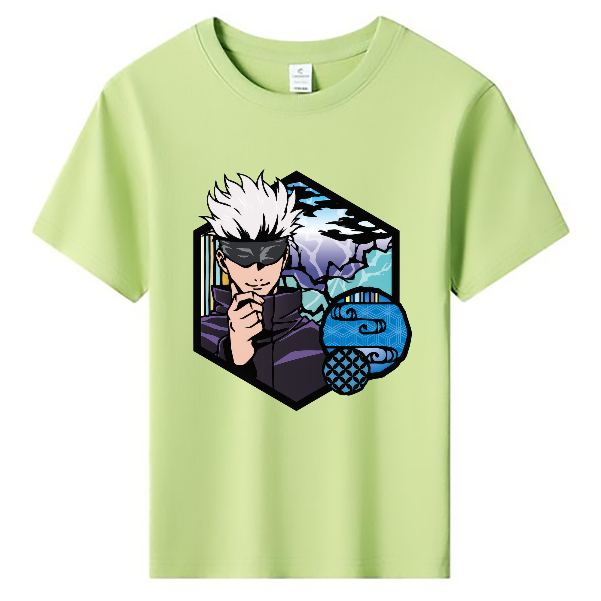 （画像用） 呪術廻戦 Jujutsu Kaisen 綿100％キッズTシャツ（フロントプリント）